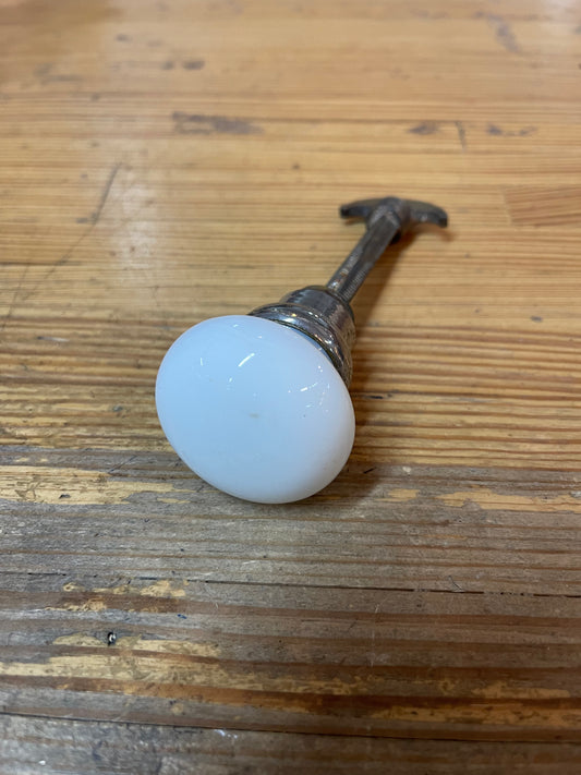 Antique Milk Glass Dummy Knob