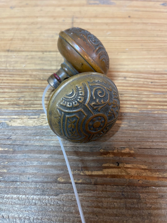 Antique Brass Door Knob Set